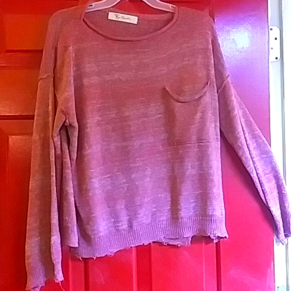 Burnt red sweater